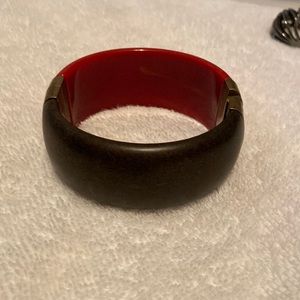 Red and brown bracelet
